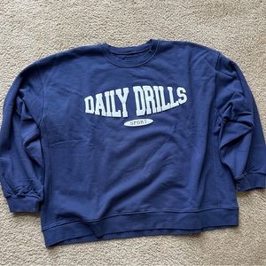 BRAND NEW Daily Drills Oversized Crewneck - Size XS/S